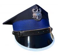 Czapka rogatywka strażaka OSP z metalowym orzełkiem