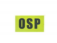 Oznaczenie, napis -  mały odblaskowy, trudnopalny