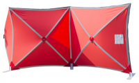Parawan ochronny (GT 030) 160 cm z taśmą odblaskową